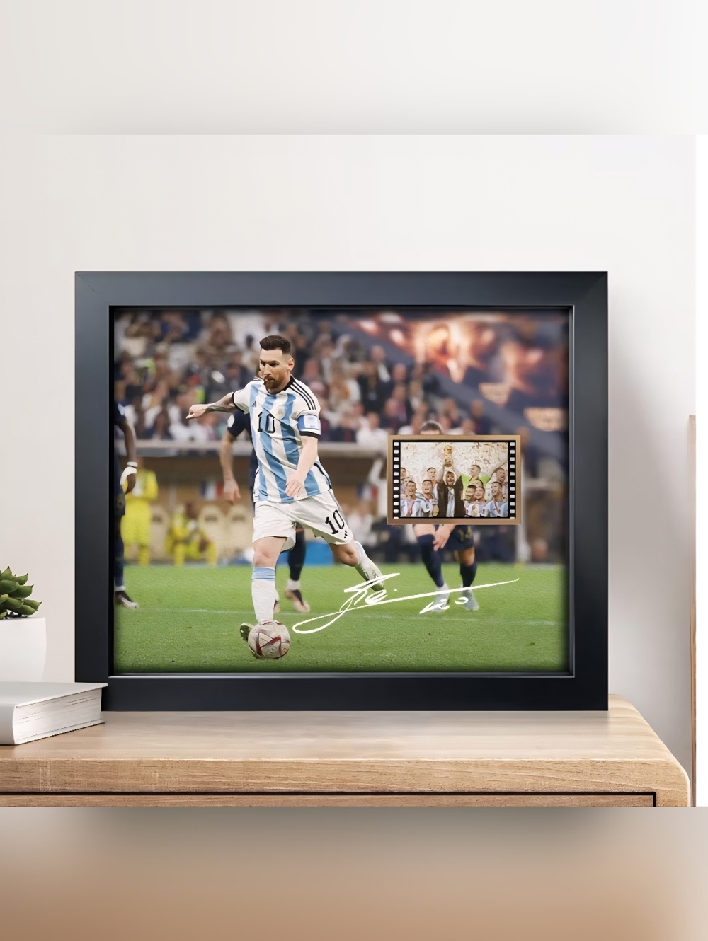 Lionel Messi World Cup 2022 Framed Photo Collage 10x8 Argentina Soccer Memorabil